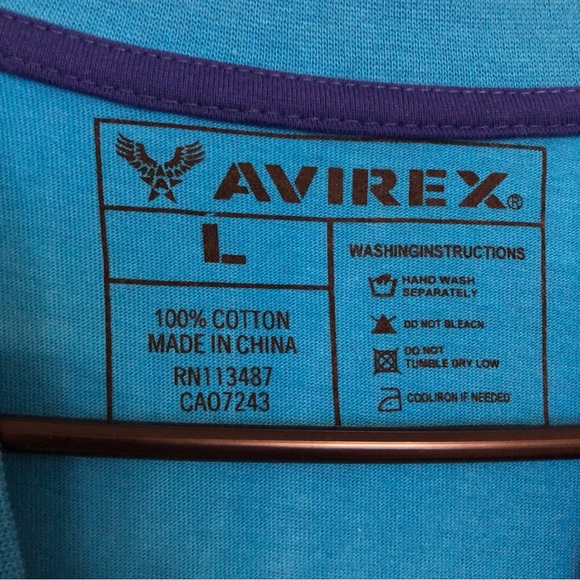 AVIREX Vintage T Shirt Large New With Tags - Picture 4 of 4